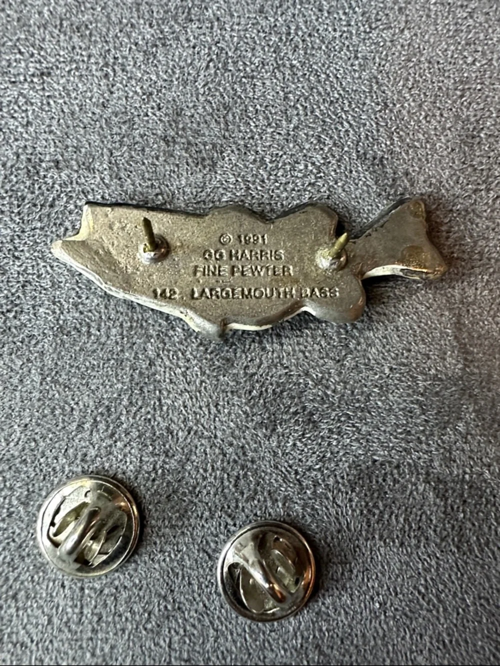 Yellow Green Largemouth Bass Fish Ornament for Aquariums and Pet Displays